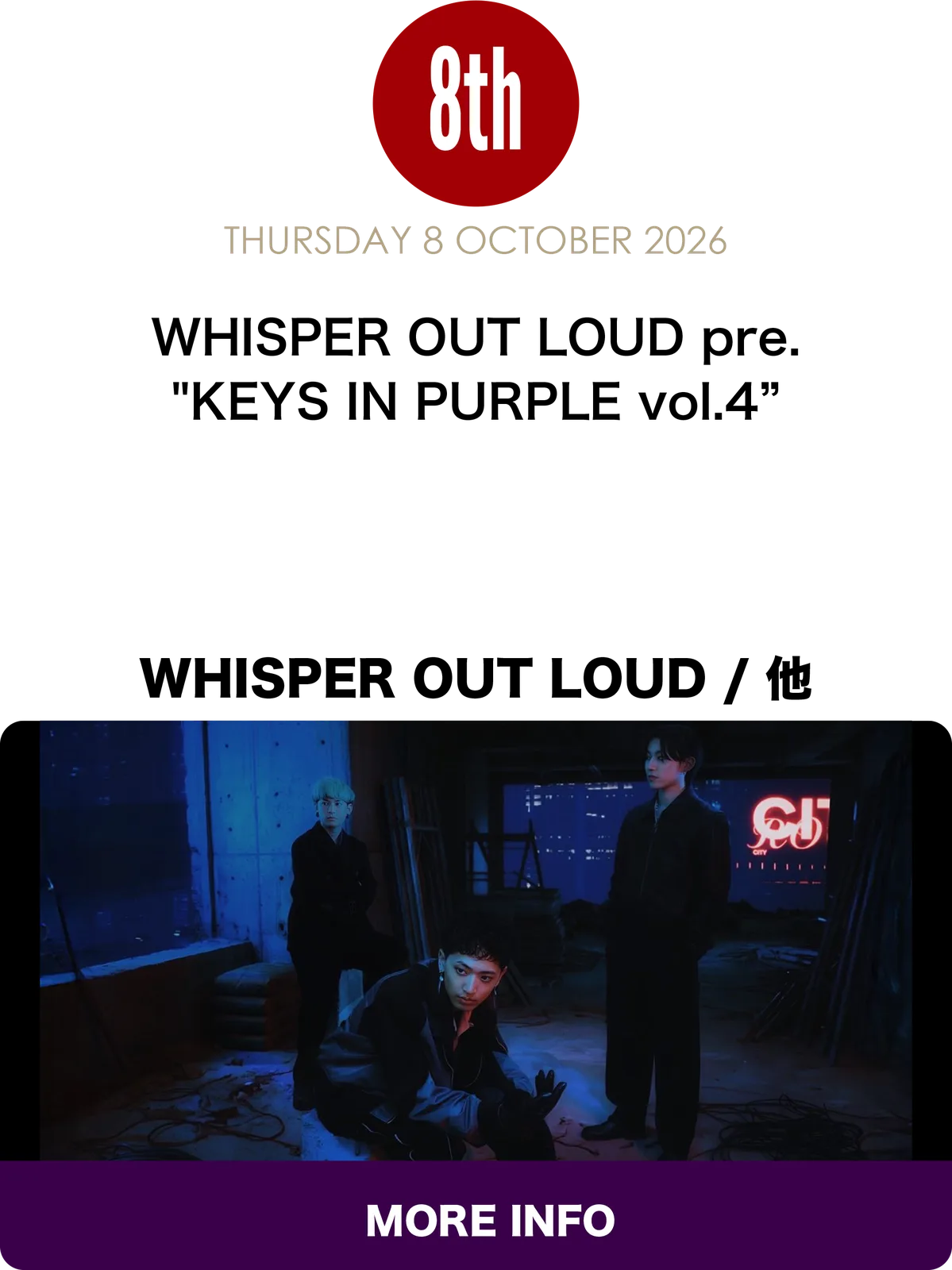 Event flyer